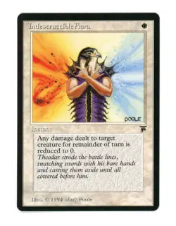 Indestructible Aura - Magic the Gathering MTG - Legends - NM 1994 - Image 1