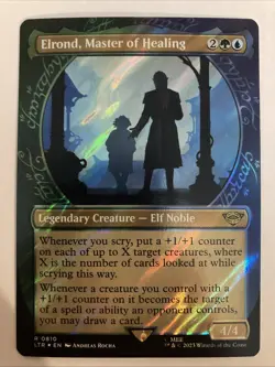 MTG Foil - Elrond, Master of Healing (Showcase) (Surge Foil) - 0810 NM English - Image 1