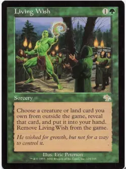 MTG - Living Wish - Judgment NM/LP - Image 1