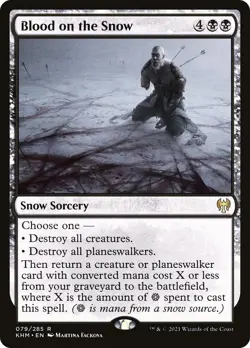 Blood on the Snow Kaldheim Foil 79 NM MTG Magic The Gathering - Image 1