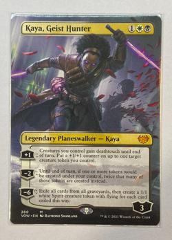 MTG - Innistrad: Crimson Vow - Kaya, Geist Hunter - Borderless - NM - Image 1