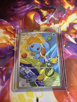 First Partner Illustration Squirtle Promo Full Art Holo 039 Pokemon SHIPS NOW! - Image 1