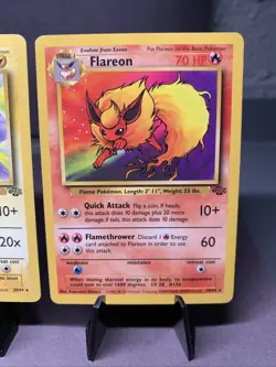 Pokemon TCG Jungle Set Eeveelutions Lot Eevee Vaporeon Jolteon Flareon WOTC - Image 5