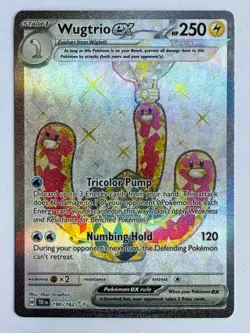 Pokemon Wugtrio Ex Ultra Rare Holo Temporal Forces 190/162 - Image 1