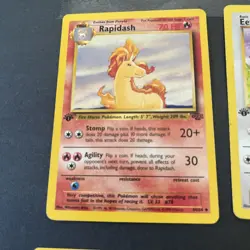 Vintage Pokemon Card Lot - 1st edition Jungle set 4 cards! One owner - Image 2