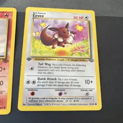 Vintage Pokemon Card Lot - 1st edition Jungle set 4 cards! One owner - Image 3