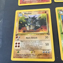 Vintage Pokemon Card Lot - 1st edition Jungle set 4 cards! One owner - Image 4
