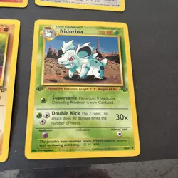 Vintage Pokemon Card Lot - 1st edition Jungle set 4 cards! One owner - Image 5