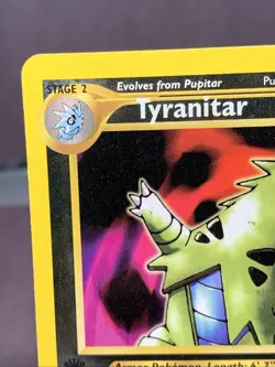 Pokemon TCG 1st Edition Tyranitar 31/75 Neo Discovery Non Holo Rare VTG WOTC - Image 2