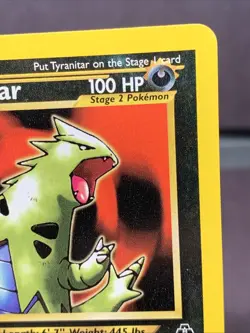 Pokemon TCG 1st Edition Tyranitar 31/75 Neo Discovery Non Holo Rare VTG WOTC - Image 3