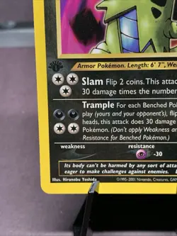 Pokemon TCG 1st Edition Tyranitar 31/75 Neo Discovery Non Holo Rare VTG WOTC - Image 5