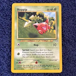 HOPPIP 61/111 - Neo Genesis Set - VINTAGE WOTC Pokemon Card - Unlimited - NM - Image 1