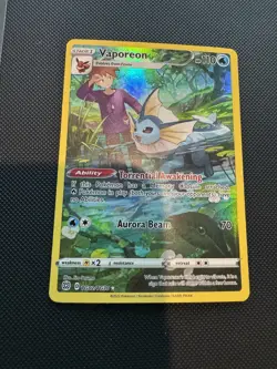 Pokemon Vaporeon TG02/TG30 Brilliant Stars Trainer Gallery Ultra Rare Full Art - Image 3