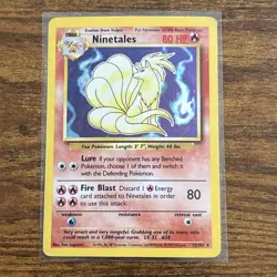 Pokemon TCG: Ninetales Holo Rare (Base Set) 12/102 - Image 1