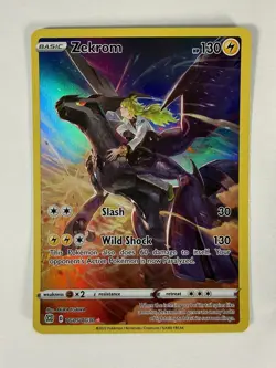 Pokemon TCG Zekrom Trainer Gallery Holo Rare TG05/TG30 Brilliant Stars NM - Image 1