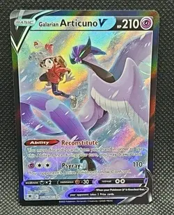 Pokemon TCG Galarian Articuno V TG16/TG30 Astral Radiance Ultra Rare Holo - Image 1