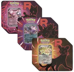 Pokemon TCG: Team Rocket Tin Complete Set - CASE - LOT OF 6 TINS NEW & SEALED - Image 2