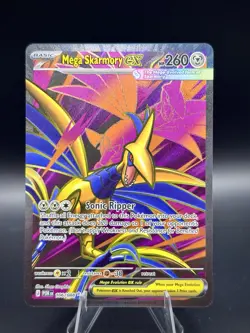Pokemon TCG Mega Skarmory Ex 106/ Ultra Rare Holo Full Art Perfect Order - Image 1