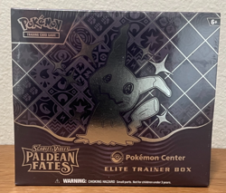 Paldean Fates Pokemon Center Exclusive Elite Trainer Box ETB New Sealed - Image 1