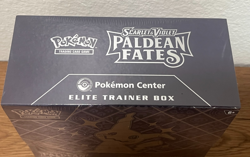 Paldean Fates Pokemon Center Exclusive Elite Trainer Box ETB New Sealed - Image 3