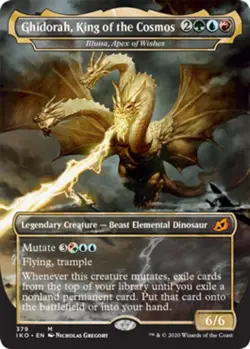 Ghidorah, King of the Cosmos - Illuna, Apex of Wishes NM, English MTG Ikoria: La - Image 1