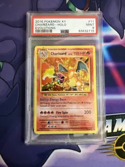 Pokemon PSA 9 MINT Charizard 11/108 Holo XY Evolutions - Image 1