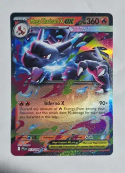 Pokemon TCG- Charizard X ex 013/094 Double Rare- Phantasmal Flames - Image 2