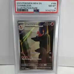 Pokemon Charmeleon Illustration Rare Holo 169/165 PSA 8 Scarlet & Violet 2023 - Image 1