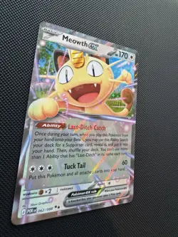 Pokemon TCG Meowth EX 062/088 Perfect Order Holo Double Rare English - Image 2