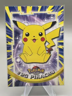 Pikachu #25 Topps Blue Label TV Animation Edition Pokemon TCG 1999 NM - Image 1