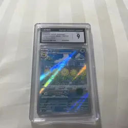 Pokemon Sunflora Sv6 Transformation Mask 102/101 CGC 9 Art Rare Holo Japanese - Image 1