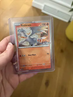 Reshiram-Stamped- 022/142 Stellar Crown -Holo Promo Pokemon- MINT - Image 1