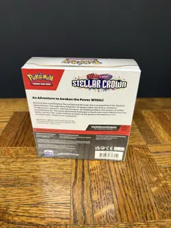Pokemon TCG; S&V 7 Stellar Crown 6 Pack Booster Bundle Factory Sealed. - Image 4