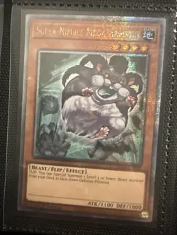 Super-Nimble Mega Hamster 1st Edition Quarter Century Secret Rare RA02-EN004 - Image 1