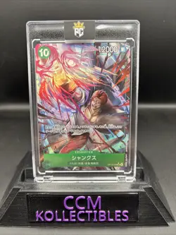 One Piece Shanks Alternate Art OP13-028 Carrying On His Will Foil NM - Image 1