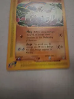 Pokemon Aquapolis Common Mankey Card 92/147 NM Fast Ship - Image 2