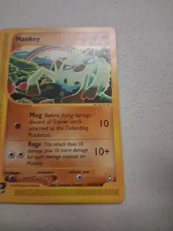 Pokemon Aquapolis Common Mankey Card 92/147 NM Fast Ship - Image 4