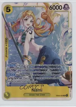 2025 One Piece Card Game: Extra - Heroines Edition EB03 Nami #EB03-053 - Image 1