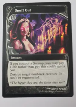 Snuff Out (Future Sight) MB2 187 NM MTG - Image 1