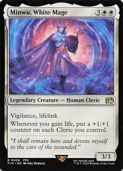 Minwu, White Mage R FINAL FANTASY 26 NM - Image 1