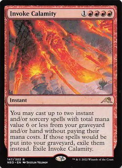 Invoke Calamity R Promo Pack: Kamigawa: Neon Dynasty 147 NM - Image 1