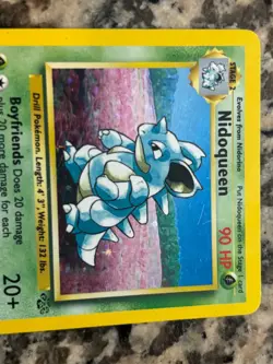 Pokemon TCG Nidoqueen Jungle 7/64 Holo Unlimited Holo Rare - Image 2