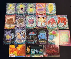Pokemon Topps Cards Lot + Movie Promos - Holos Included - Played Condition - Image 1