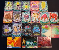 Pokemon Topps Cards Lot + Movie Promos - Holos Included - Played Condition - Image 2