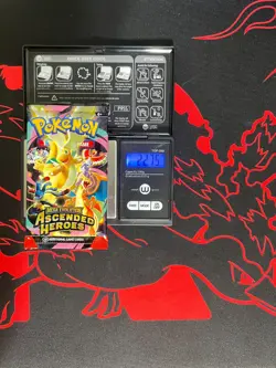 VERY HEAVY! GOD PACKUU SIRUU 22.75g Ascended Heroes Pokemon TCG Booster (SEALED) - Image 1