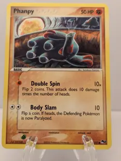 Pokemon TCG Phanpy POP Series 2 15/17 Regular Common LP - Image 1