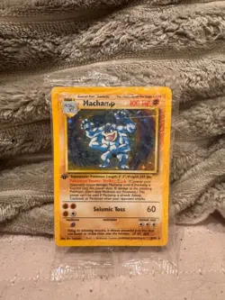 Sealed Machamp 1st Edition Holo 8/102 Pokemon - Image 1
