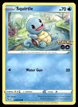Pokemon GO #015/078 Squirtle - Image 1