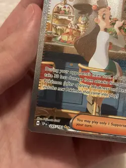 Pokemon TCG Jasmine's Gaze Full Art Holo Trainer Surging Sparks #245/191 NM - Image 5