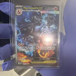 Pokemon Mega Charizard X ex 125/094 Me02 Phantasmal Flames 360HP Holo - Image 3